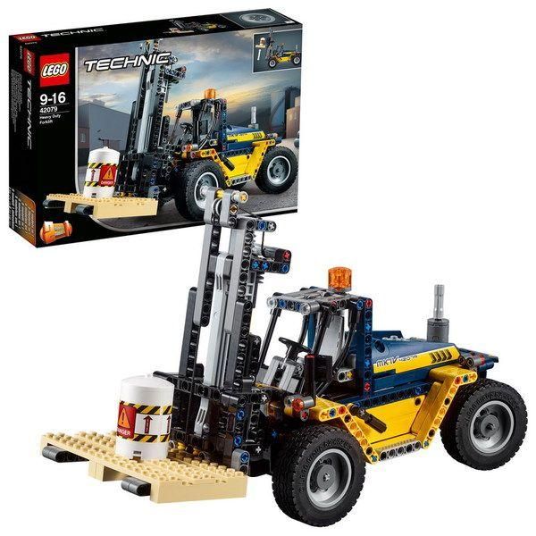 Lego Technic 42079 Конструктор Лего Техник 2 в 1 Сверхмощный вилочный погрузчик, 592 детали