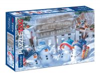 Hatber 1000ПЗ2-21016 Пазл Hatber Premium Забавные снеговики 1000 элементов 680х480мм