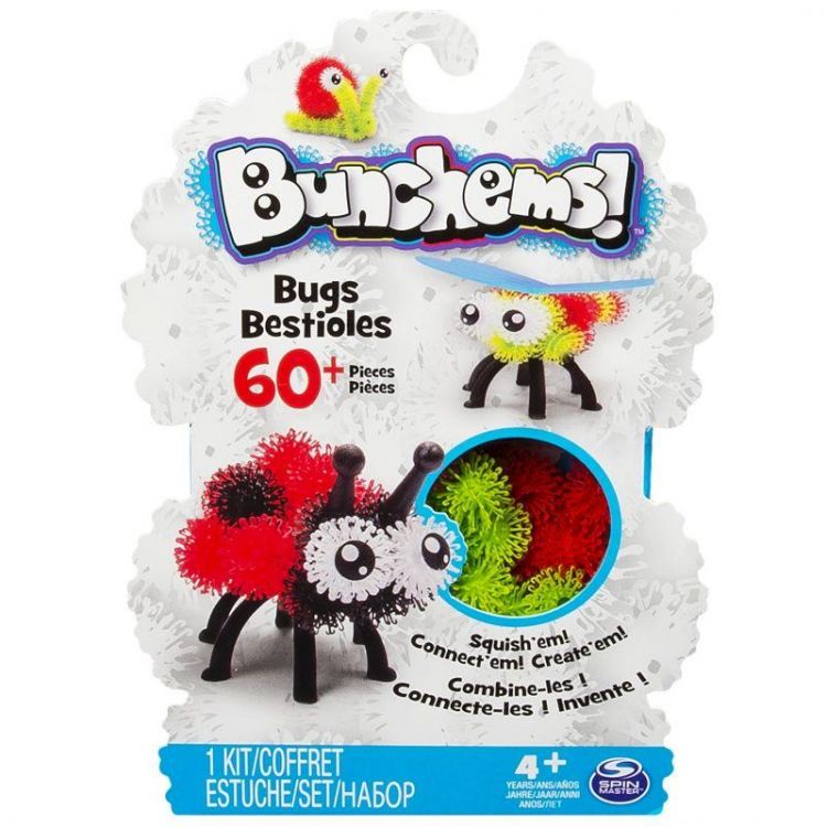 Spin Master 6026097 Конструктор Банчемс Набор Насекомые, 60 деталей
