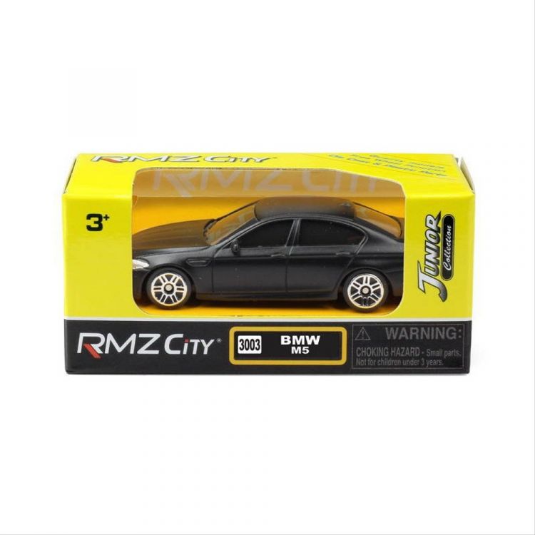 RMZ City 344002SM Машина металлическая BMW X6, черный матовый цвет, 1:64