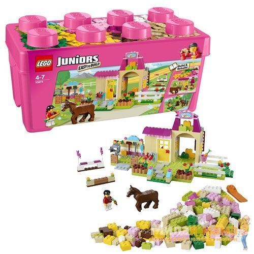 Lego Juniors 10674 Лего Джуниорс Пони на ферме, 306 деталей
