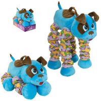1toy Т13878 Мягкая игрушка Пружиножки Щенок со звуком, 36 см
