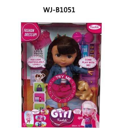 ABtoys (АБтойс) BLD111-2 Кукла Kaibibi Модница 30см на батарейках