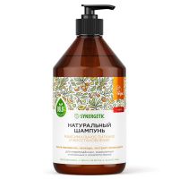 SYNERGETIC 701751 Шампунь SYNERGETIC Максимальное питание и восстановление, бессульфатный 750мл