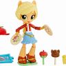 Hasbro E2235 MLP EG Minis Мини-кукла Эквестрия герлз Приготовление закусок, Эпл Джек