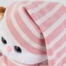 BUDI BASA LB-005 Мягкая игрушка Кошечка Ли-Ли BABY в полосатой пижамке, 20 см