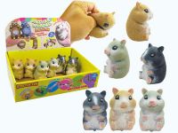 JUNFA 1809-SQ081 Игрушка-антистресс Тянучка "Nature world" Хомячок