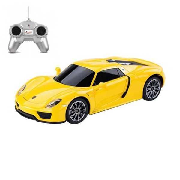 RASTAR 71400Y Машина р/у 1:24 PORSCHE 918 Spyder Цвет Желтый 40MHZ