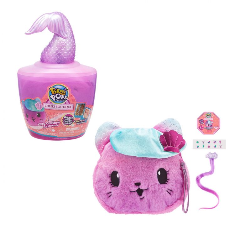 Moose 75455 Pikmi Pops Мега-набор с сумочкой «Cheeki Boutique», кошечка
