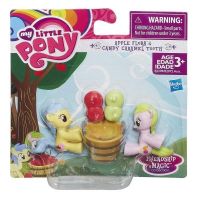 Hasbro B2209 My Little Pony Семья Эпл Набор из 2 пони Эпл Флора и Канди Карамель Тус