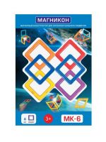 Конструктор Магникон "Квадраты", 6 элементов