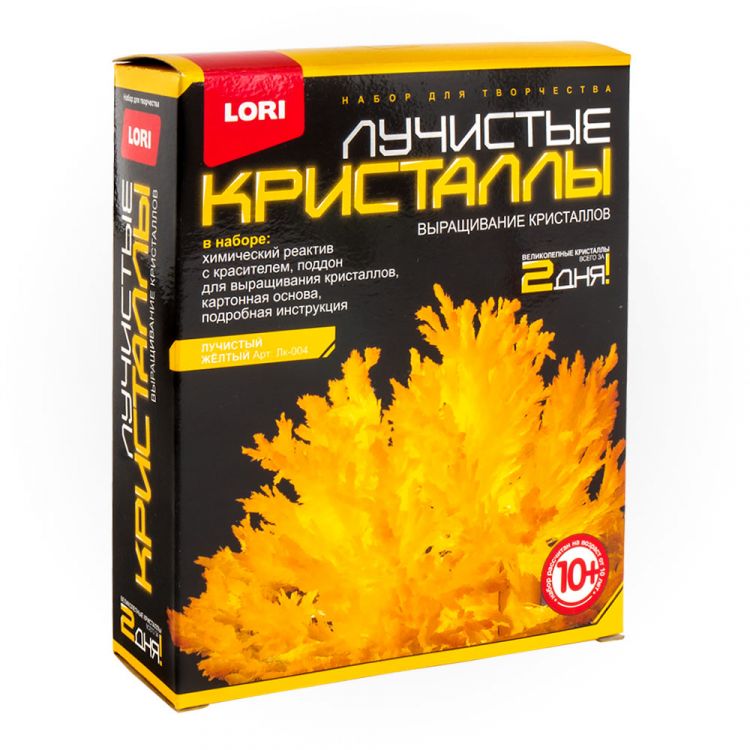 Lori Лк-004 Набор Лучистые кристаллы Желтый кристалл
