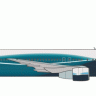 Звезда 7005з Сборная модель - Пассажирский авиалайнер Боинг 767-300 1:144