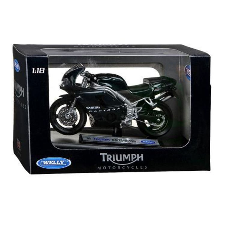 Welly 12176P Модель мотоцикла Triumph Daitona 955I, 1:18