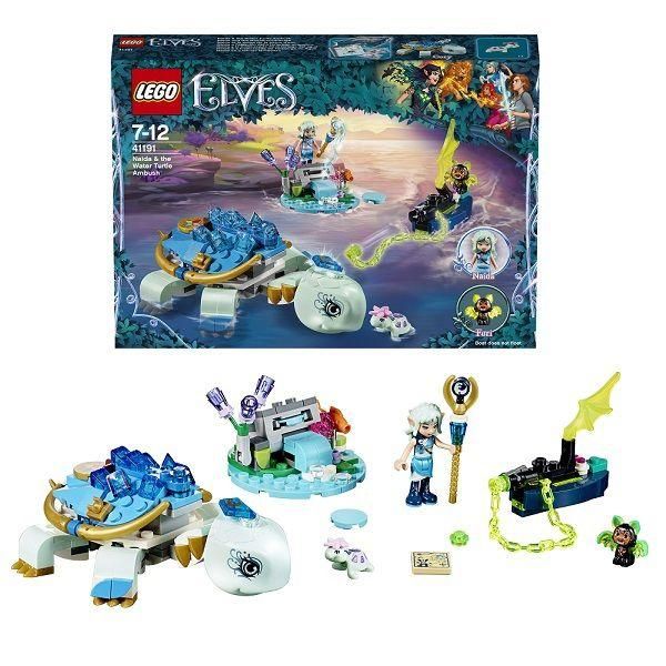 Lego Elves 41191 Конструктор Лего Эльфы Засада Наиды и водяной черепахи, 205 деталей