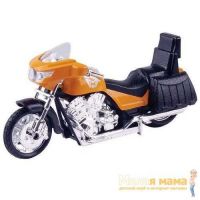 Motormax 76205 Коллекционная модель мотоцикла MX Series - Touring Bike, оранжевый