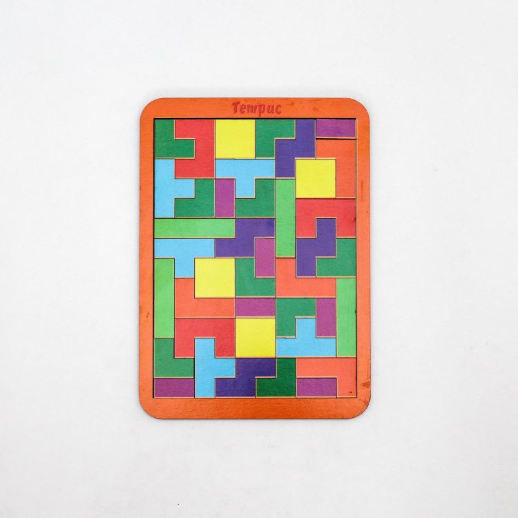 Woodlandtoys 065101 Развивающая игра Woodlandtoys Тетрис большой классика 28,5*19,5*0,6 см
