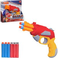 Junfa WG-11214/красный Игровой набор Junfa бластер космический, 6 мягких пуль, мишень красно-желтый