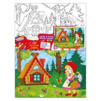 Роспись по холсту КРАСНАЯ ШАПОЧКА,20Х30СМ, Креатто