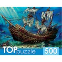 Рыжий кот ХТП500-4235 TOPpuzzle. Пазлы 500 элементов. ЗАТОНУВШИЙ КОРАБЛЬ