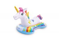 INTEX int57552NP Надувная игрушка INTEX для плавания Magical Unicorn Ride-On" (Волшебный единорог), 163*86см