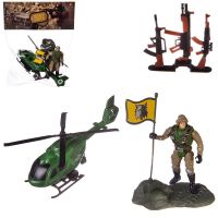 ABtoys (АБтойс) PT-01443 Игровой набор Abtoys Боевая сила Вертолет, фигурка солдата и другие акссесуары, в пакете