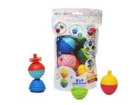 Lalaboom BL100 Игрушка развивающая Бусы, 12 предметов