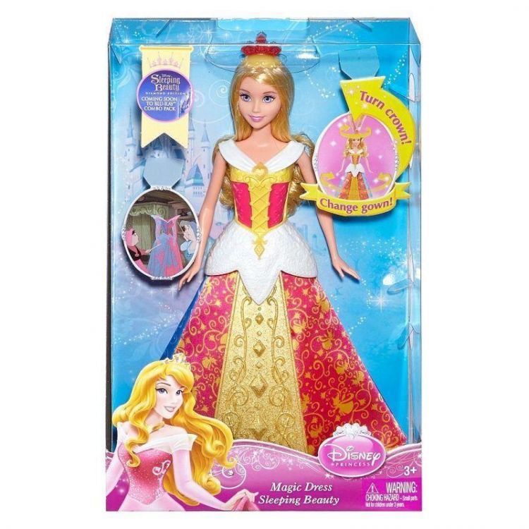 Mattel CBD13 Кукла Disney Спящая красавица в волшебном платье