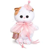 BUDI BASA LB-016 Мягкая игрушка Кошечка Ли-Ли BABY в колпачке с барабаном, 20 см