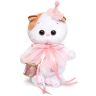 BUDI BASA LB-016 Мягкая игрушка Кошечка Ли-Ли BABY в колпачке с барабаном, 20 см