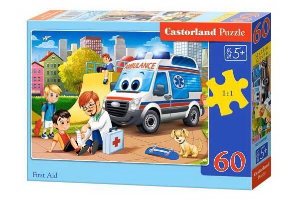 Castorland В-066193 Пазл Castorland MIDI Первая помощь 60 деталей