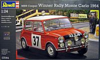 Revell 07064 Сборная модель автомобиля Mini Cooper, Ралли Монте-Карло 1964
