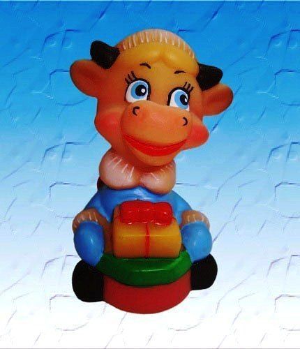Коровка 8,5 см, игрушка ПВХ