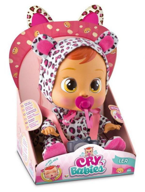 IMC Toys 10574 Функциональный пупс Cry Babies - Плачущий младенец Леопард Лиа (звук)