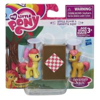 Hasbro B2206 My Little Pony Семья Эпл Набор из 2 пони Эпл Блум и Свити Бэбс