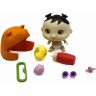 1TOY Т15829 Пупсик с одеждой "Крошки-горошки", с аксессуарами внутри горошка, 3 горошины в стручке
