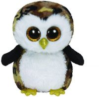 TY 36121 Beanie Boo's Мягкая игрушка Совенок Swoops, 15 см