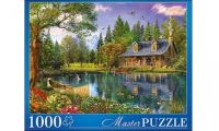 Masterpuzzle 6916 Пазл Доминик Дэвисон Дом у озера, 1000 элементов