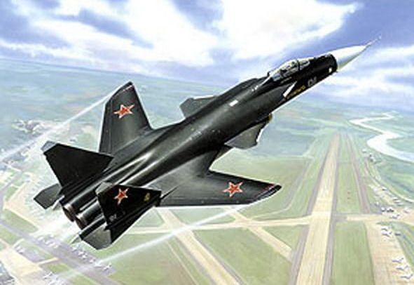 Звезда 7215П Российский сверхманевренный истребитель пятого поколения Су-47 &quot;Беркут&quot; 1:72