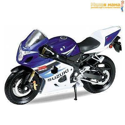 Welly 12803P Модель мотоцикла 1:18 MOTORCYCLE / SUZUKI GSX-R750