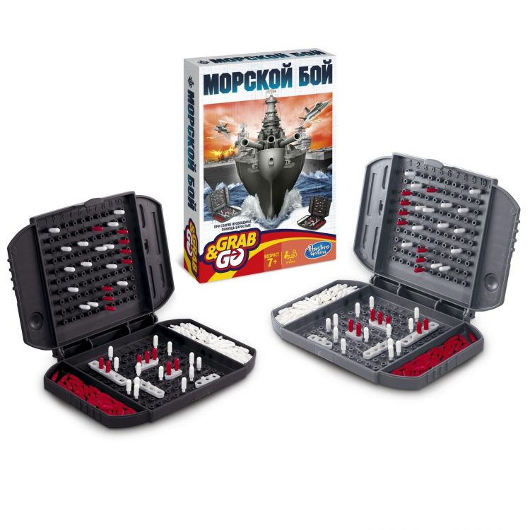 Hasbro B0995 Игра Морской бой, дорожная версия
