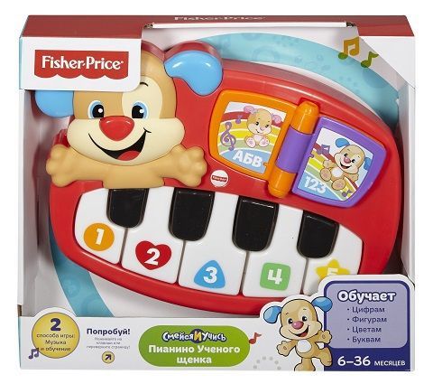 Mattel DLK15 Fisher-Price Пианино Веселый щенок