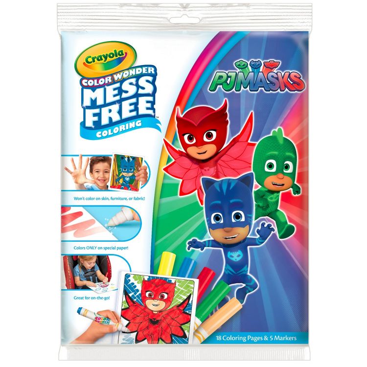 Раскраска Color Wonder  с фломастерами «Герои в масках»