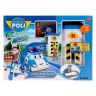Robocar POLI 83316 Подъемник с металлической машинкой Поли и фигуркой Джин