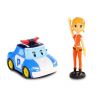 Robocar POLI 83316 Подъемник с металлической машинкой Поли и фигуркой Джин