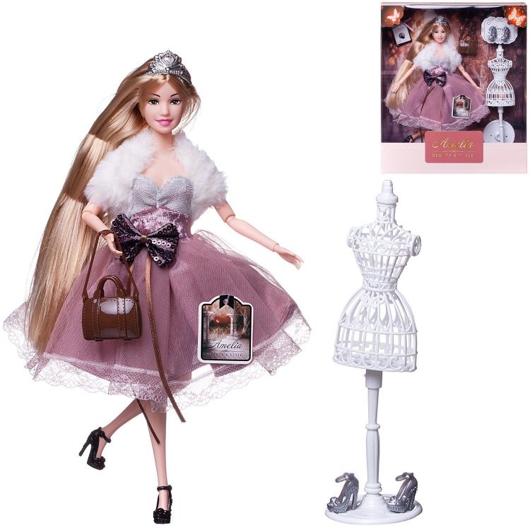 ABtoys (АБтойс) PT-01641 Кукла ABtoys "Amelia. Королевский прием" с диадемой, в платье с меховой накидкой, светлые волосы 30см ABtoys (АБтойс) PT-01641 Кукла ABtoys "Amelia. Королевский прием" с диадемой, в платье с меховой накидкой, светлые волосы 30см