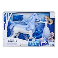 Hasbro E6716 Disney Princess Игровой набор Холодное сердце 2 Кукла Принцесса Дисней, Эльза и плавающий Нокк