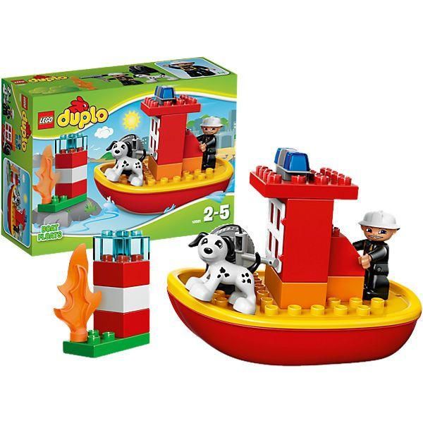 Lego Duplo 10591 Конструктор Лего Дупло Пожарный катер, 19 деталей