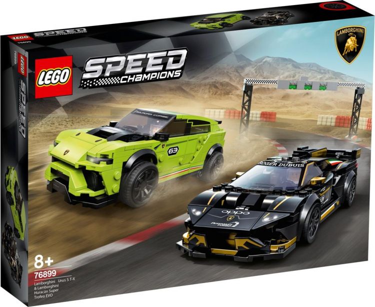 LEGO (Лего) 76899-L Конструктор LEGO Speed Champions Lamborghini Urus ST-X &amp; Lamborghini Hurac?n Super Trofeo EVO