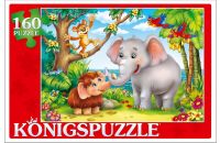 Konigspuzzle ПК160-6122 Пазл Мама для мамонтенка, 160 элементов